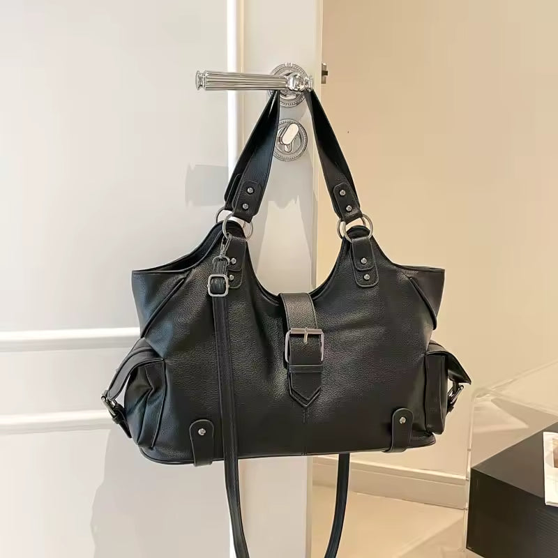 Bolso Tote de Hombro de Cuero Vegano