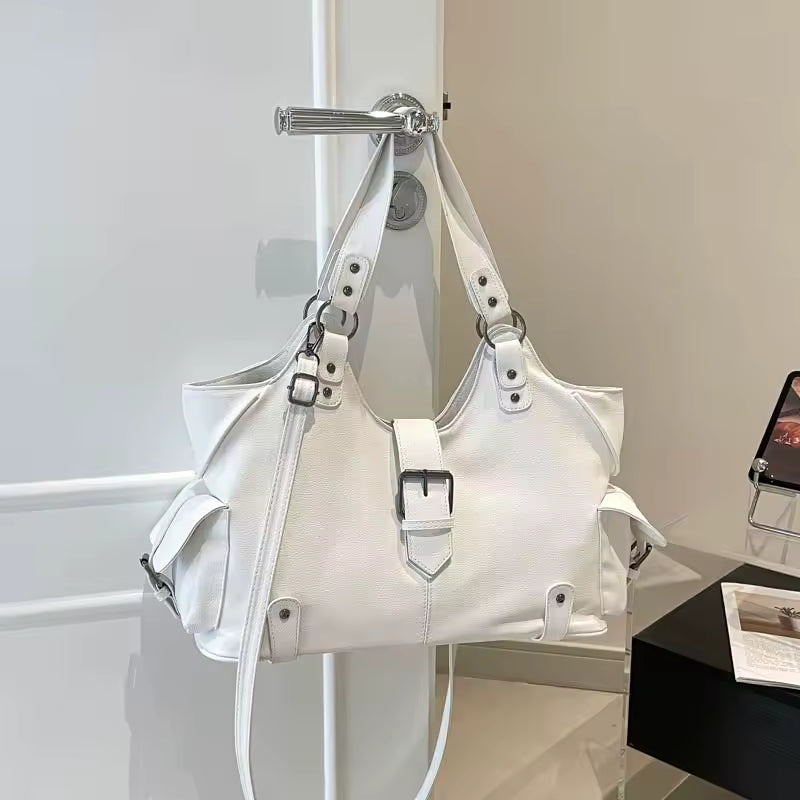 Bolso Tote de Hombro de Cuero Vegano