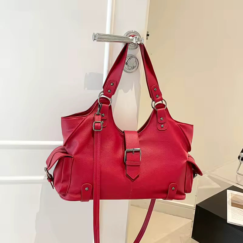 Bolso Tote de Hombro de Cuero Vegano