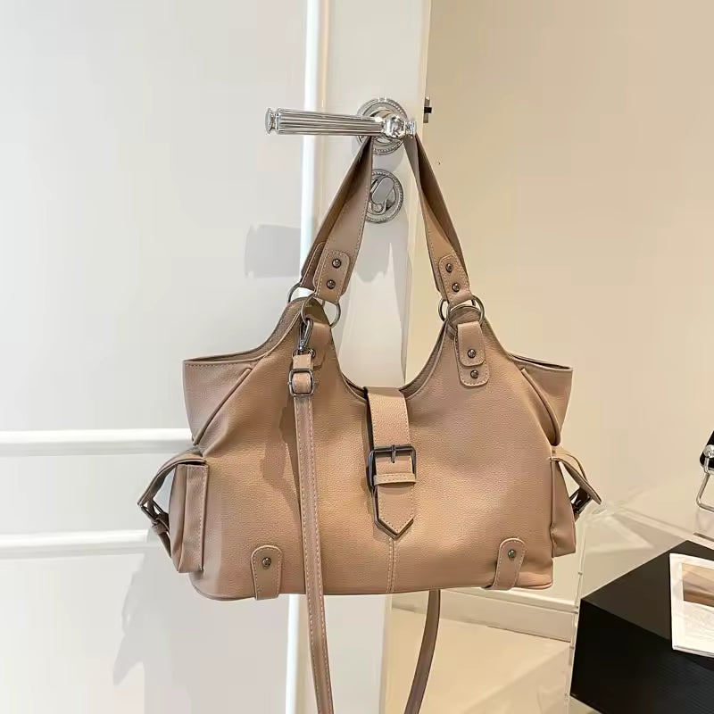 Bolso Tote de Hombro de Cuero Vegano