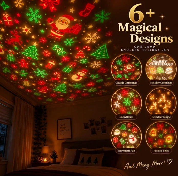 Christmas Star Projection Lamp