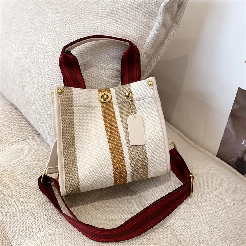 Bolso de mano de lona para Muje