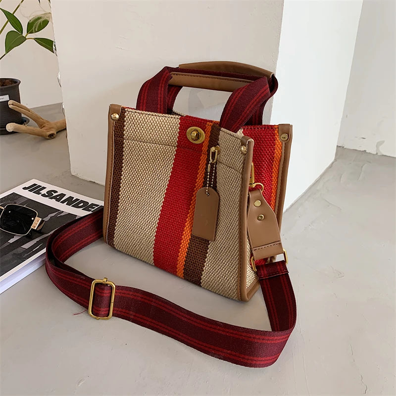 Bolso de mano de lona para Muje