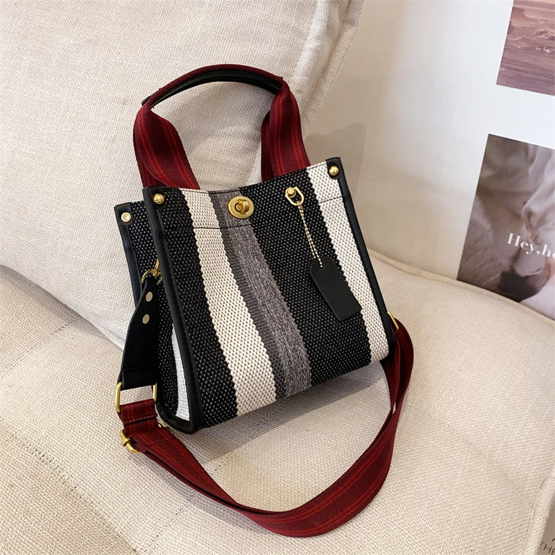 Bolso de mano de lona para Muje