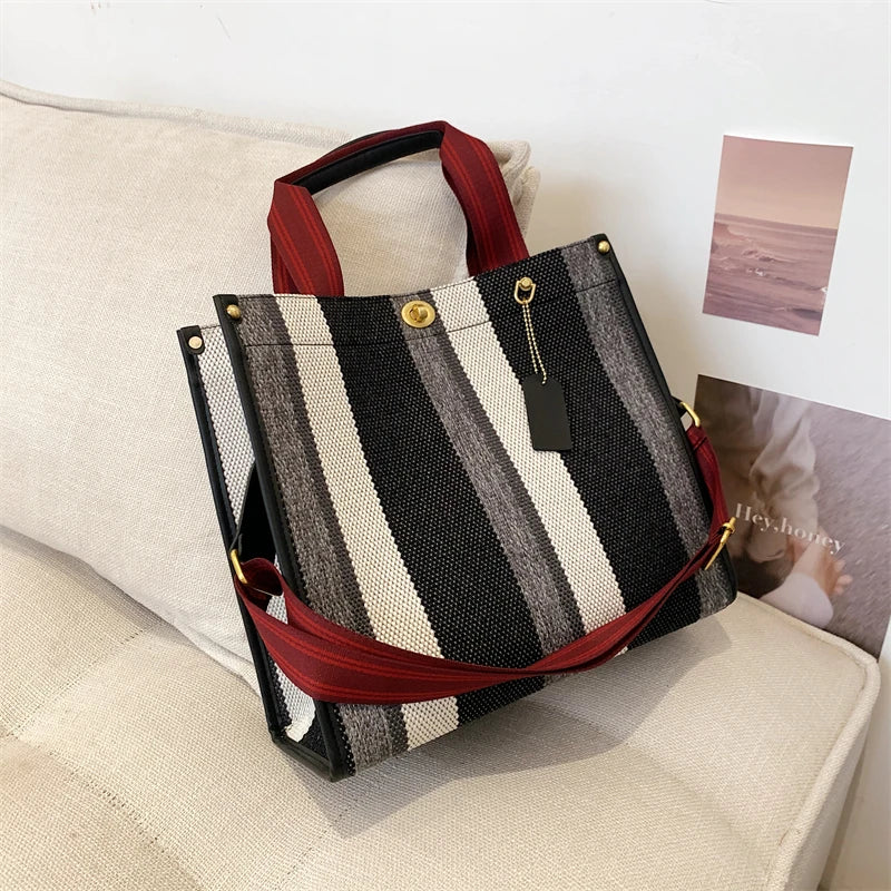 Bolso de mano de lona para Muje