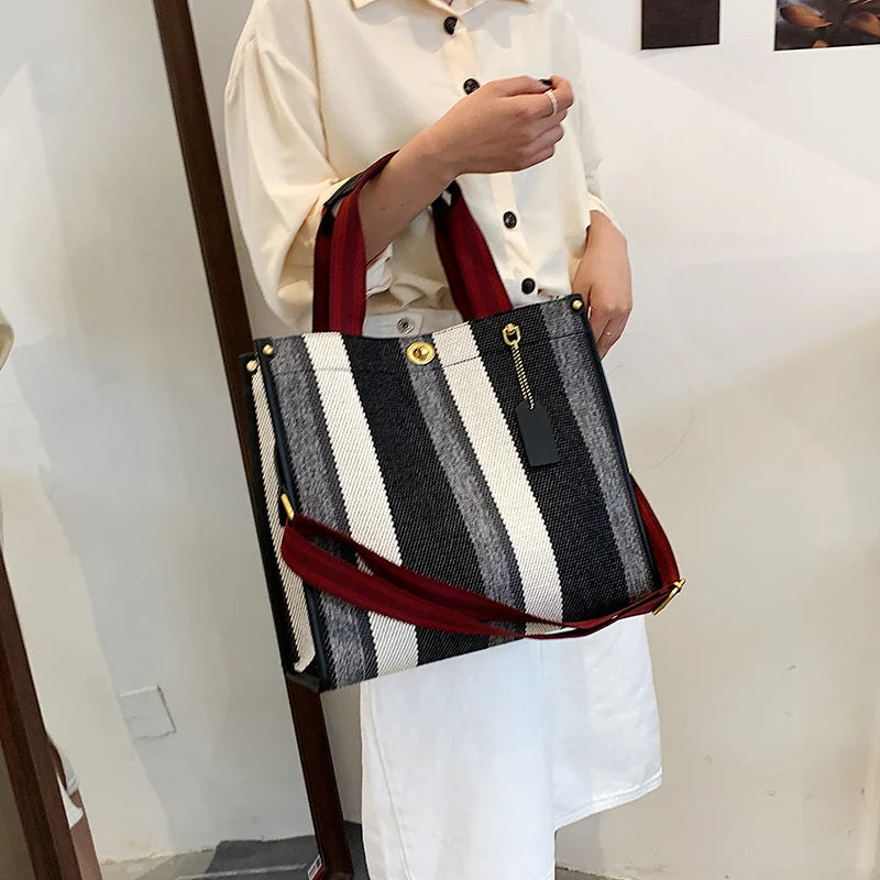 Bolso de mano de lona para Muje