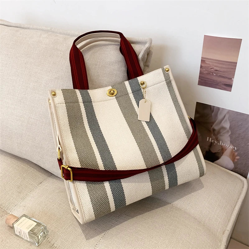 Bolso de mano de lona para Muje