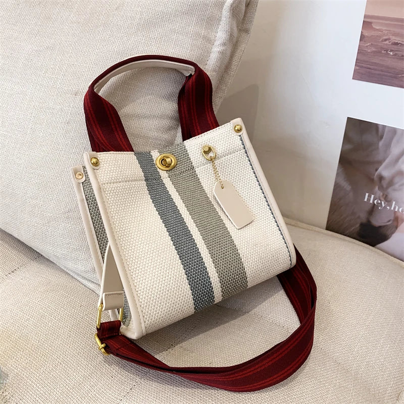 Bolso de mano de lona para Muje
